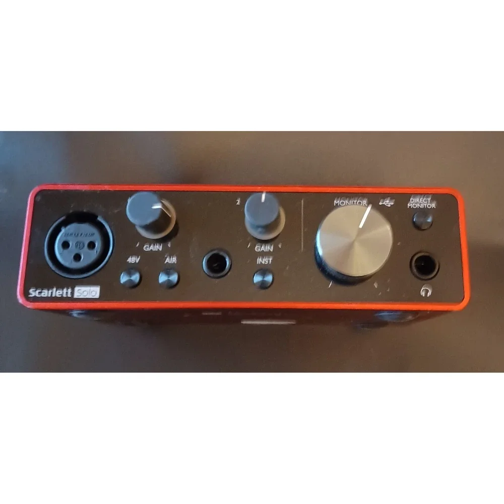 Focusrite 2nd Generation Scarlett Solo USB Audio Interface
